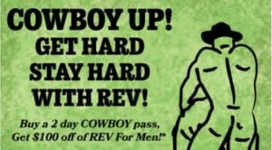 COWBOY UP with REV at Mount Palm Springs